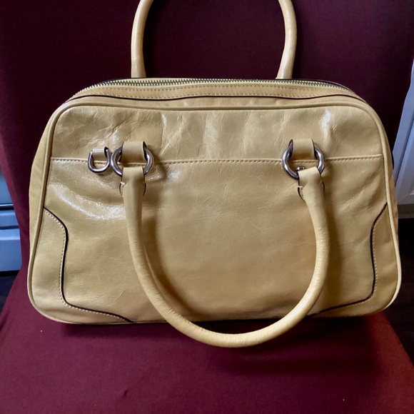 Coach Yellow Leather Poppy Satchel Handbag Shoulder Bag No. A1269-17888 - Picture 15 of 16